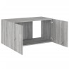   Armadietto da Parete Grigio Sonoma 80x39x40cm Legno ingegnerizzato