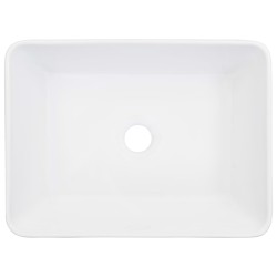 Lavandino 40x30x13 cm in Ceramica Bianco