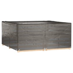 vidaXL Copri Mobili da Giardino 2pz 16 Occhielli 205x205x90cm Quadrato