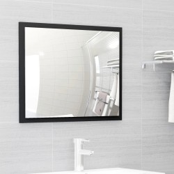   Set Mobili da Bagno 2 pz Nero in Truciolato