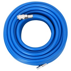 vidaXL Tubo d'Aria Blu 0,6" 10 m in PVC