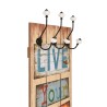 Appendiabiti da Parete con 6 Ganci LIVE LIFE 120x40 cm