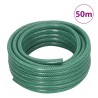 vidaXL Set Tubo da Giardino con Raccordi Verde 0,6" 50 m in PVC