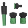 vidaXL Set Tubo da Giardino con Raccordi Verde 0,9" 50 m in PVC