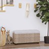 vidaXL Panche Portaoggetti 2 pz con Cuscino Grigio 69 cm Tifa