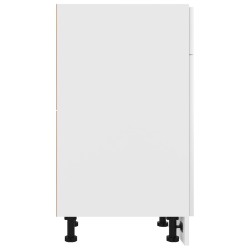   Armadio con Cassetto Bianco Lucido 50x46x81,5 cm in Truciolato