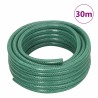 vidaXL Set Tubo da Giardino con Raccordi Verde 0,6" 30 m in PVC