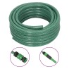 vidaXL Set Tubo da Giardino con Raccordi Verde 0,6" 20 m in PVC