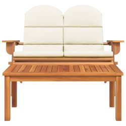 vidaXL Set Salotto da Giardino Adirondack 2pz Legno Massello di Acacia