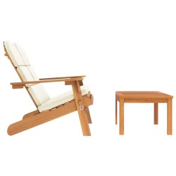 vidaXL Set Salotto da Giardino Adirondack 2pz Legno Massello di Acacia