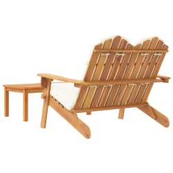 vidaXL Set Salotto da Giardino Adirondack 2pz Legno Massello di Acacia