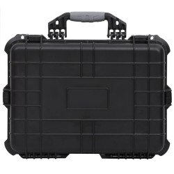 vidaXL Valigetta da Volo Portatile Nera 52x40x19 cm in PP