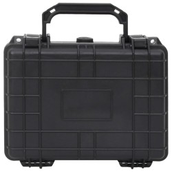 vidaXL Valigetta da Volo Portatile Nera 24x19x11 cm in PP