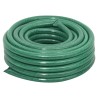 vidaXL Set Tubo da Giardino con Raccordi Verde 0,9" 10 m in PVC