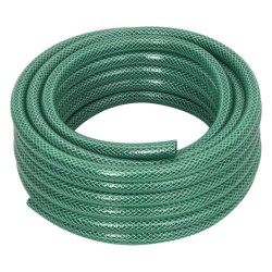 vidaXL Set Tubo da Giardino con Raccordi Verde 0,6" 10 m in PVC