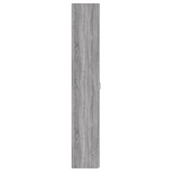   Armadio per Ufficio Grigio Sonoma 60x32x190cm Legno ingegnerizzato