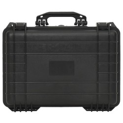 vidaXL Valigetta da Volo Portatile Nera 47x36x18 cm in PP