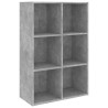   Libreria/Credenza Grigio Cemento 66x30x97,8 cm in Truciolato