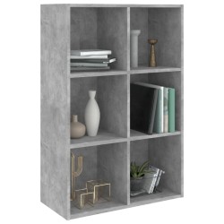   Libreria/Credenza Grigio Cemento 66x30x97,8 cm in Truciolato