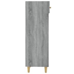   Scarpiera Grigio Sonoma 30x35x105 cm in Legno Ingegnerizzato