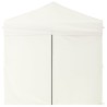   Tenda per Feste Pieghevole con Pareti Laterali Crema 2x2 m