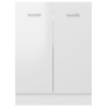   Armadio Inferiore Bianco Lucido 60x46x81,5 cm in Truciolato