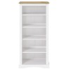 Libreria 5 Ripiani Pino Messicano Corona Range 81x40x170 cm