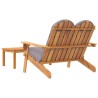 vidaXL Set Salotto da Giardino Adirondack 2pz Legno Massello di Acacia