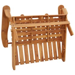 vidaXL Set Salotto da Giardino Adirondack 2pz Legno Massello di Acacia