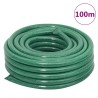 vidaXL Set Tubo da Giardino con Raccordi Verde 0,9" 100 m in PVC