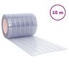 vidaXL Tenda per Porte Trasparente 300 mm x 2,6 mm 10 m in PVC