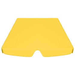   Baldacchino per Dondolo Giardino Giallo 188/168x110/145 cm