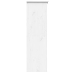 vidaXL Armadio BODO 151,5x52x176,5 cm in Legno Massello di Pino Bianco