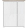 vidaXL Armadio BODO 151,5x52x176,5 cm Massello Pino Bianco e Marrone