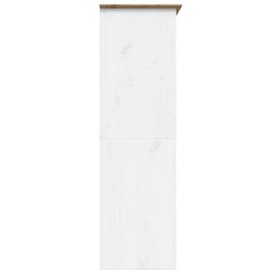 vidaXL Armadio BODO 151,5x52x176,5 cm Massello Pino Bianco e Marrone