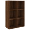   Libreria/Credenza Rovere Marrone 66x30x98 cm Legno ingegnerizzato