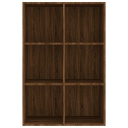   Libreria/Credenza Rovere Marrone 66x30x98 cm Legno ingegnerizzato