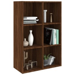   Libreria/Credenza Rovere Marrone 66x30x98 cm Legno ingegnerizzato