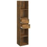   Libreria Rovere Fumo 36x30x171 cm in Legno Ingegnerizzato