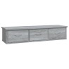   Mobile a Muro Grigio Sonoma 88x26x18,5 cm in Legno Ingegnerizzato