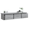   Mobile a Muro Grigio Sonoma 88x26x18,5 cm in Legno Ingegnerizzato