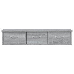   Mobile a Muro Grigio Sonoma 88x26x18,5 cm in Legno Ingegnerizzato