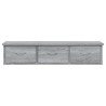   Mobile a Muro Grigio Sonoma 88x26x18,5 cm in Legno Ingegnerizzato