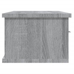   Mobile a Muro Grigio Sonoma 88x26x18,5 cm in Legno Ingegnerizzato