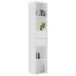   Libreria Bianca 36x30x171 cm in Legno Ingegnerizzato