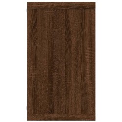   Mensole Muro Cubo 2 Rovere Marrone 80x15x26,5 Legno ingegnerizzato