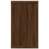   Mensole Muro Cubo 2 Rovere Marrone 80x15x26,5 Legno ingegnerizzato