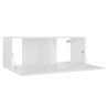   Mobile Porta TV Bianco 80x30x30 cm in Legno Ingegnerizzato