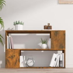   Libreria Rovere Fumo 100x24x63 cm in Legno Ingegnerizzato