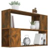   Libreria Rovere Fumo 100x24x63 cm in Legno Ingegnerizzato